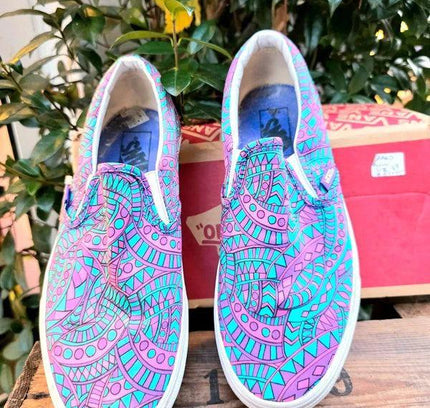 Brand New Vans Classic Liberty Satchmo / True White Slip - On Shoes - Yatva