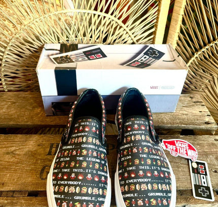 Brand New Vans Nintendo Legend Of Zelda Sneakers Trainers - Yatva