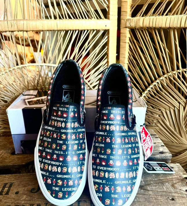 Brand New Vans Nintendo Legend Of Zelda Sneakers Trainers - Yatva