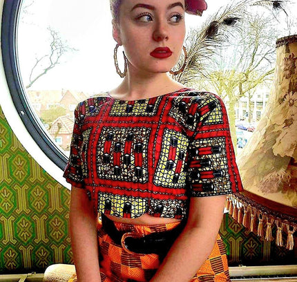 Brand New Vilsco Ankara Crop Top - Yatva