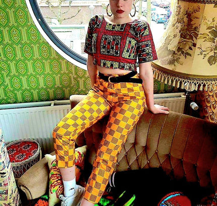 Brand New Vilsco Ankara Crop Top - Yatva