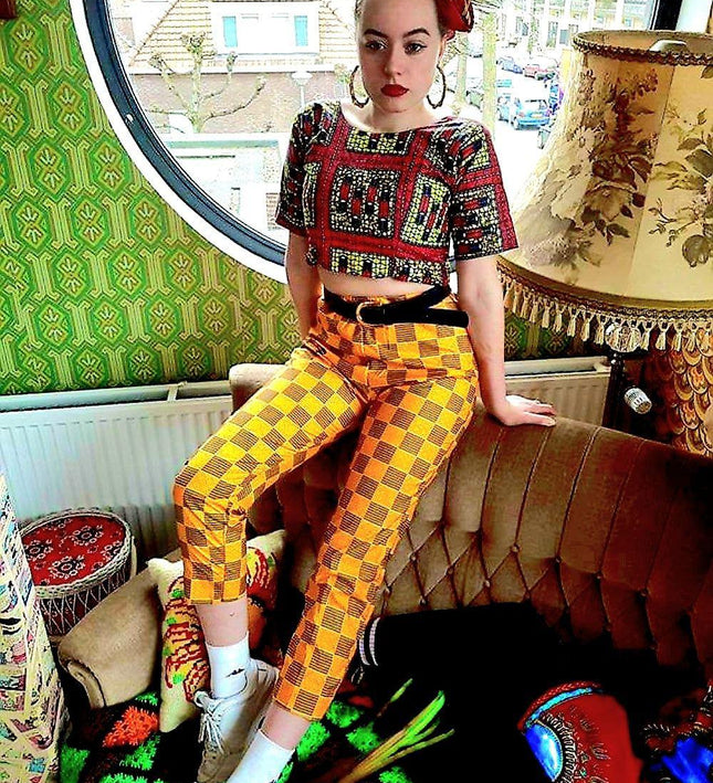 Brand New Vilsco Ankara Crop Top - Yatva