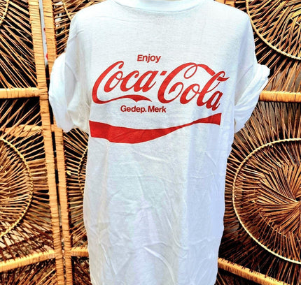Brand New Vintage 80s Deadstock Coca Cola T-Shirt - Yatva