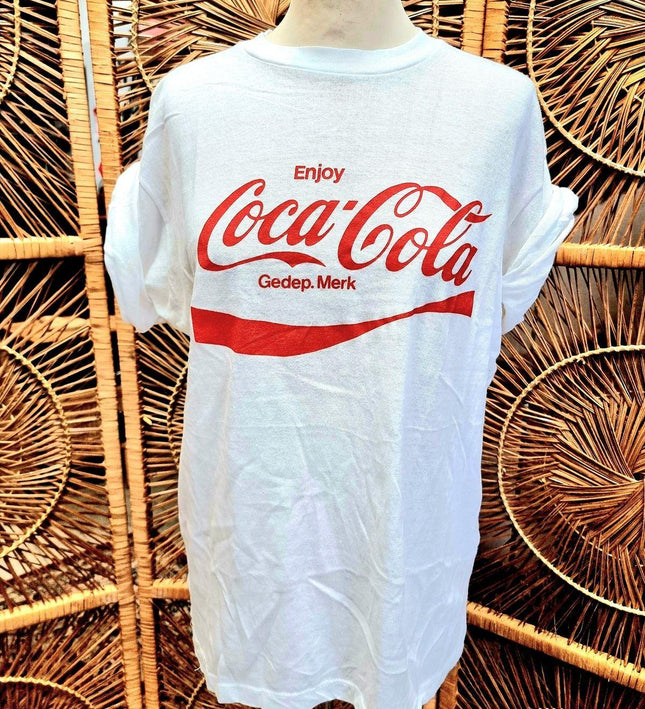 Brand New Vintage 80s Deadstock Coca Cola T-Shirt - Yatva
