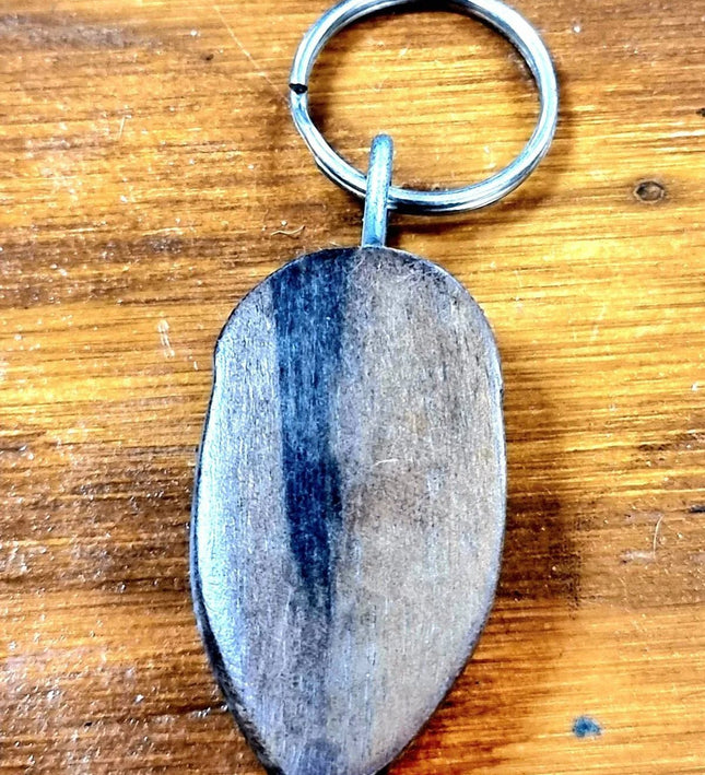 Brand New Wood Carved African Keyring - Yatva