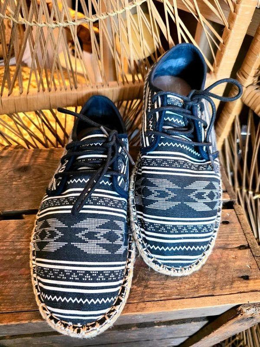 Brand New Y2K Toms Espadrilles Lace - Up Shoe - Yatva