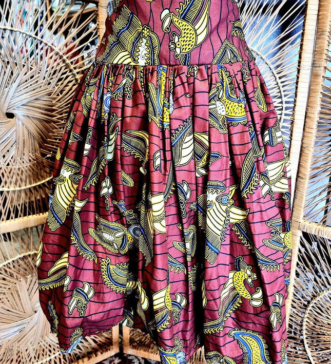 Brand New YATVA Beyond Borders High Waist Skirt - Yatva