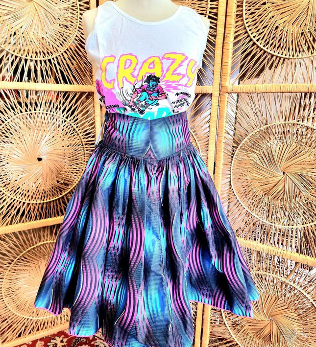 Brand New YATVA Beyond Borders High Waist Skirt - Yatva
