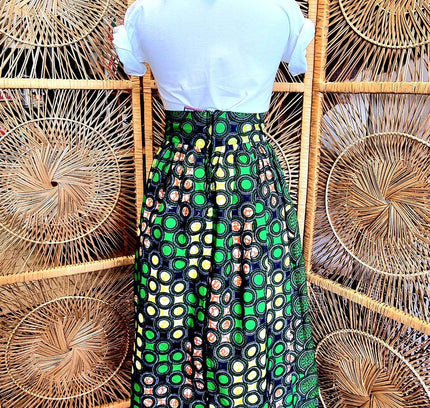 Brand New YATVA "Beyond Borders "Made in Africa High Waist Skirt - Yatva