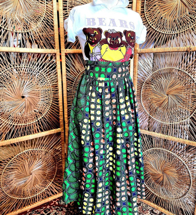 Brand New YATVA "Beyond Borders "Made in Africa High Waist Skirt - Yatva
