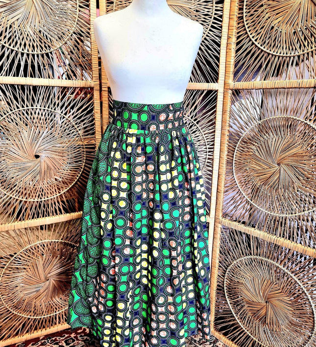 Brand New YATVA "Beyond Borders "Made in Africa High Waist Skirt - Yatva