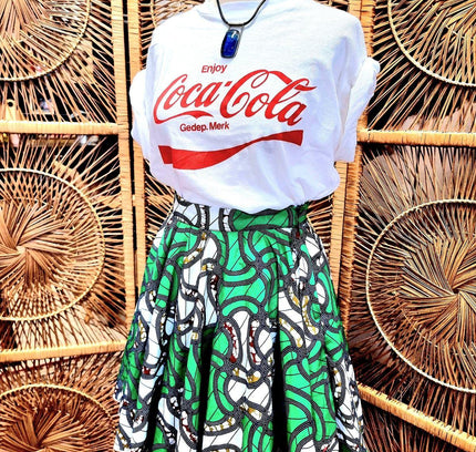 Brand New YATVA High Waist Skater Skirt - Yatva