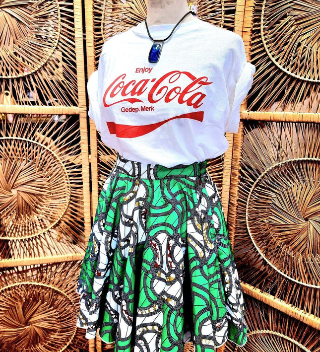 Brand New YATVA High Waist Skater Skirt - Yatva