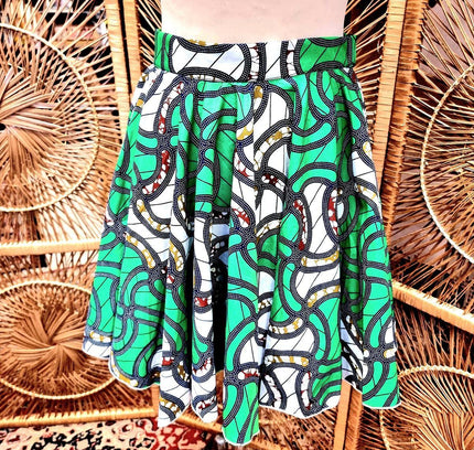 Brand New YATVA High Waist Skater Skirt - Yatva