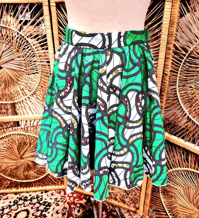 Brand New YATVA High Waist Skater Skirt - Yatva