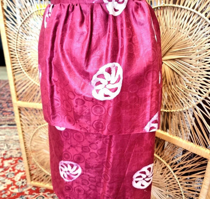 Brand New YATVA "Made in Africa "High Waist Peplum Skirt - Yatva