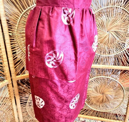 Brand New YATVA "Made in Africa "High Waist Peplum Skirt - Yatva