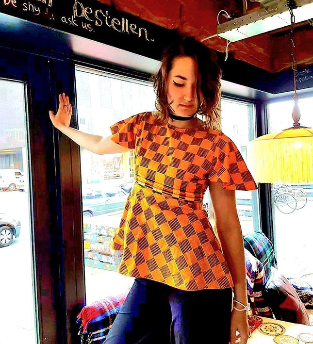 Brand New Yatva Made in Africa peplum Top - Yatva