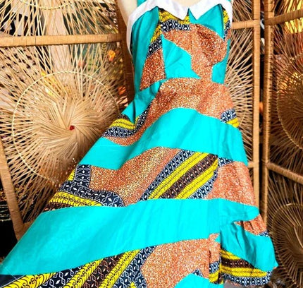 Brand New Yatva M.I.A Vintage 1950's Inspired Vlisco Print Dress - Yatva