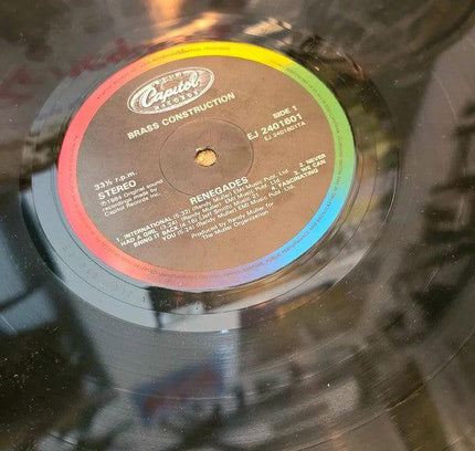 Brass Construction – Renegades Vinyl Record - Yatva