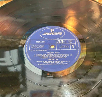 Central Line – Breaking Point Vinyl Record - Yatva
