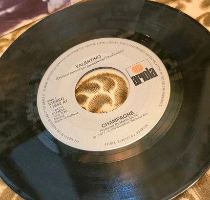 Champagne – Valentino Vinyl Record - Yatva