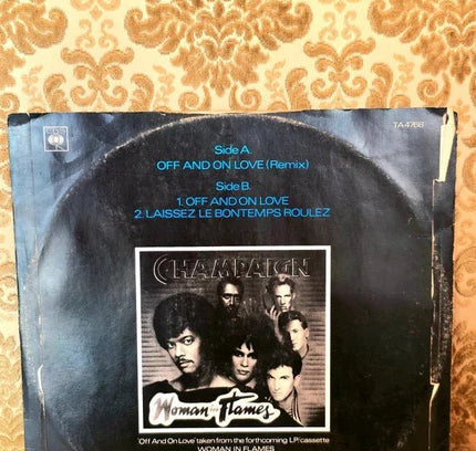 Champaign – Off And On Love Vinyl Record - Yatva