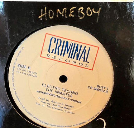 Chellé/The Inmates–Don't Let It Go To Your Head / Electro Techno Vinyl Record - Yatva