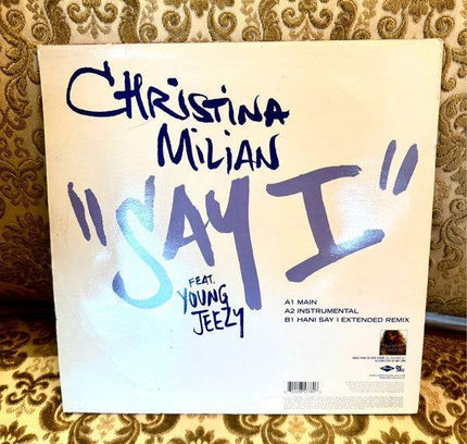 Christina Milian Ft. Young Jeezy – Say I Vinyl Record - Yatva