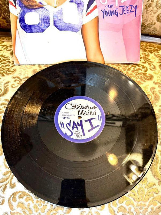 Christina Milian Ft. Young Jeezy – Say I Vinyl Record - Yatva