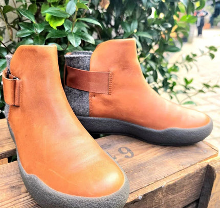 Clarkson Shillin Ali Tan Combi Ankle Boots - Yatva