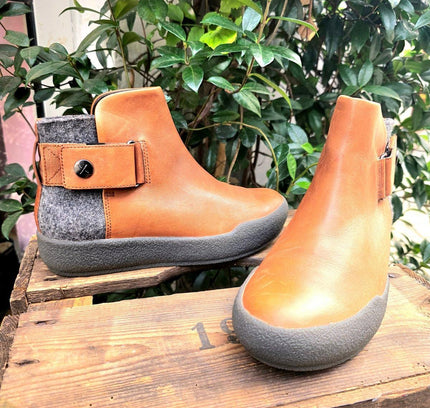 Clarkson Shillin Ali Tan Combi Ankle Boots - Yatva