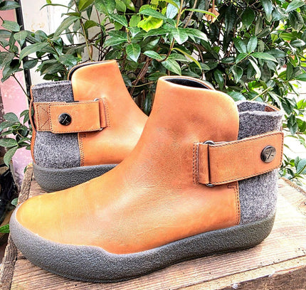 Clarkson Shillin Ali Tan Combi Ankle Boots - Yatva