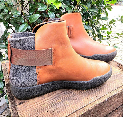 Clarkson Shillin Ali Tan Combi Ankle Boots - Yatva