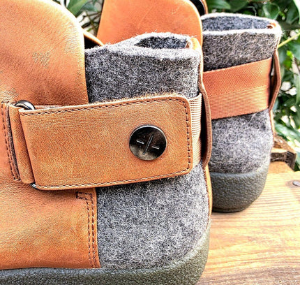 Clarkson Shillin Ali Tan Combi Ankle Boots - Yatva