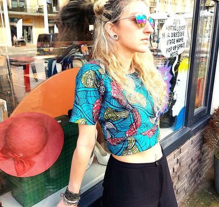 Brand New M.I.A Made in Africa Crop Top