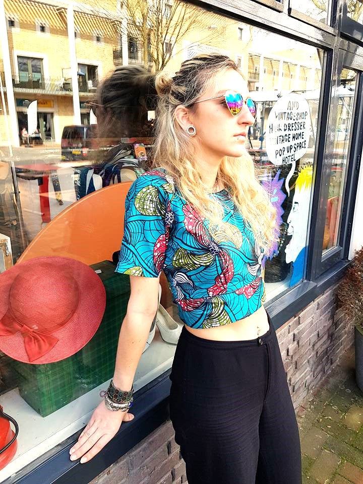 Brand New M.I.A Made in Africa Crop Top