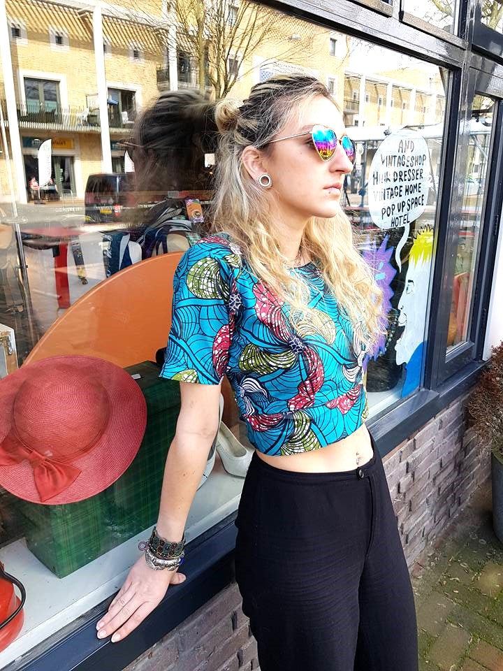 Brand New M.I.A Made in Africa Crop Top