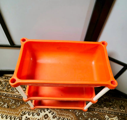 Curver 3 - layer storage rack with wheels - Yatva
