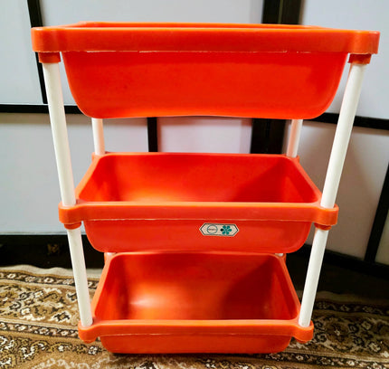 Curver 3 - layer storage rack with wheels - Yatva