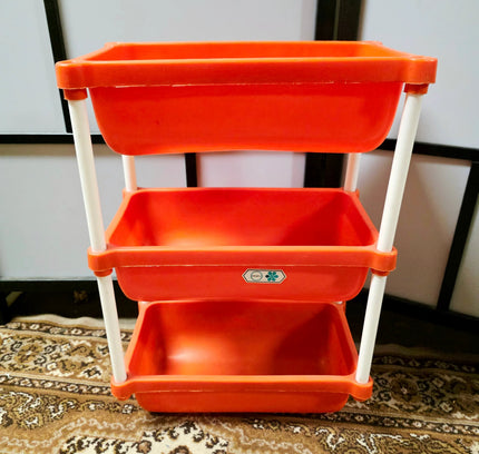 Curver 3 - layer storage rack with wheels - Yatva