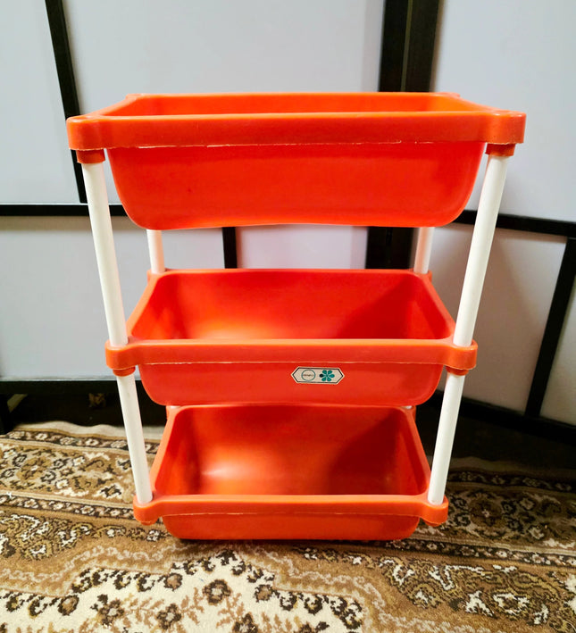 Curver 3 - layer storage rack with wheels - Yatva
