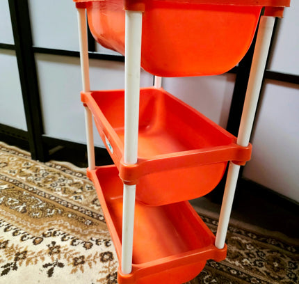 Curver 3 - layer storage rack with wheels - Yatva