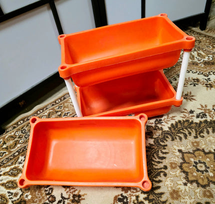 Curver 3 - layer storage rack with wheels - Yatva