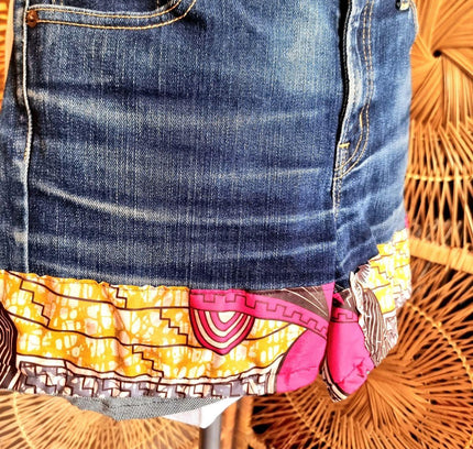 Customised Upcycled Denim Shorts - Yatva