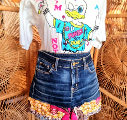 Customised Upcycled Denim Shorts - Yatva