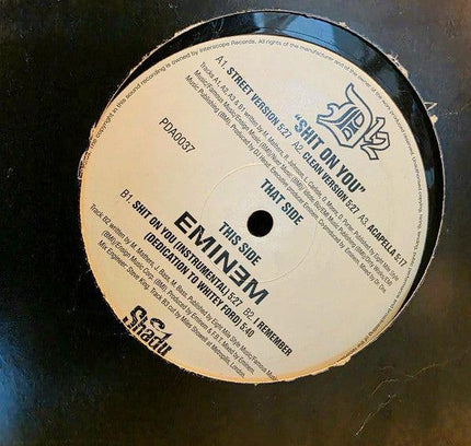 D12 / Eminem – Shit On You / I Remember Vinyl Record - Yatva
