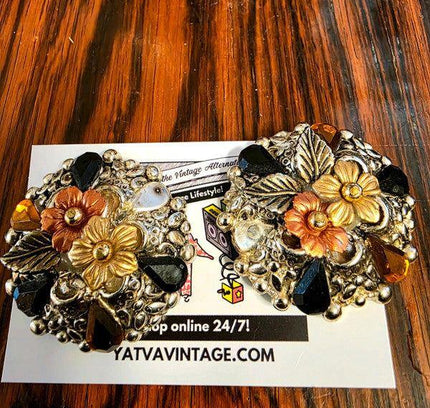 Deadstock Brand New Vintage 80s Clip - on Earrings - Yatva