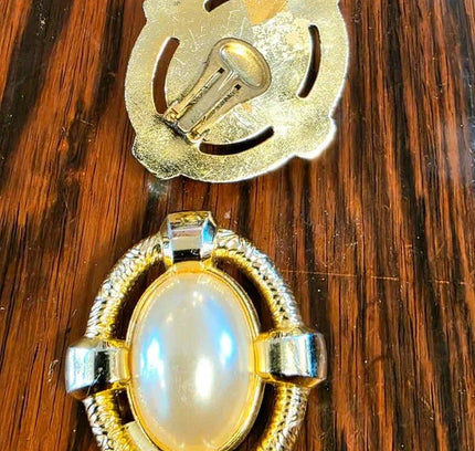 Deadstock Brand New Vintage 80s Clip - on Earrings - Yatva