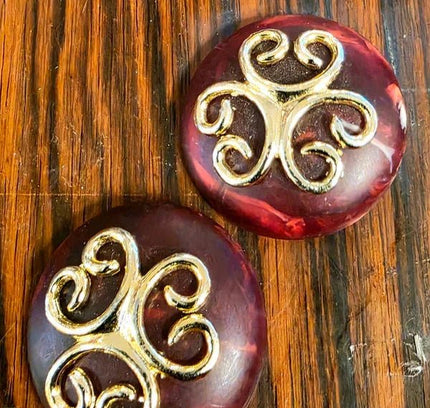 Deadstock Brand New Vintage 80s Clip - on Earrings - Yatva